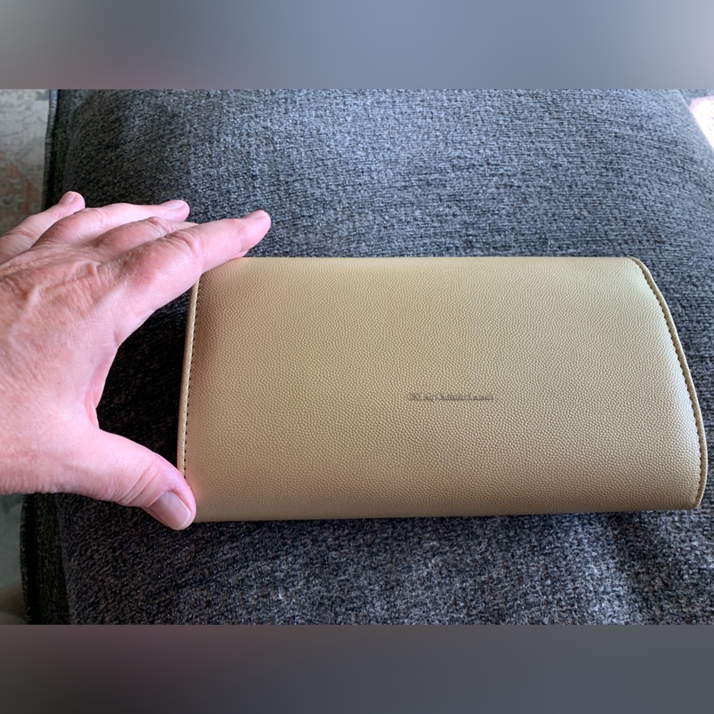 CXL by Christian Lacroix Paris Caviar Gold Clutch with Detachable Chain  NWT 🌴 - Picture 5 of 9